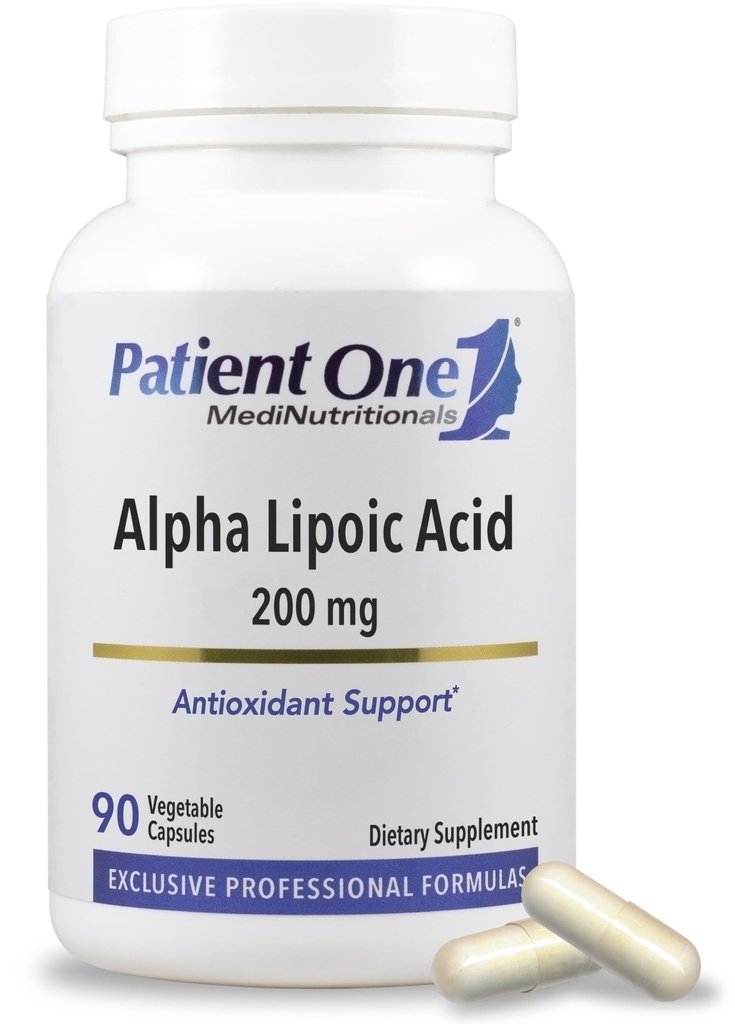 患者1アルファリポ酸(ALA)200mg|Nerveと肝臓の健康をサポートする抗酸化サプリメント* | 90カプセル