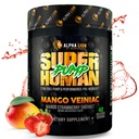 ALPHA LIONのSuperhumanポンプ前ワークアウトの粉、Nootropic Caffeine及び刺激の自由なプレワークアウトの補足、Nitric酸化物ブースター、筋肉利益者、エネルギー及び焦点(42のサービング、マンゴのVeiniacの味)