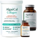 ALGAECALカルシウム、ビタミンD3&コラーゲンバンドル - 臨床的にサポートされているVerisol、Fortibone&Fortigel、プラスカルシウム、ビタミンADEK、および骨の健康とアンチエイジングのためのトレースミネラルと加水分解コラーゲン