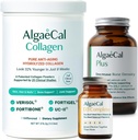 ALGAECALカルシウム、ビタミンD3&コラーゲンバンドル - 臨床的にサポートされているVerisol、Fortibone&Fortigel、プラスカルシウム、ビタミンADEK、および骨の健康とアンチエイジングのためのトレースミネラルと加水分解コラーゲン