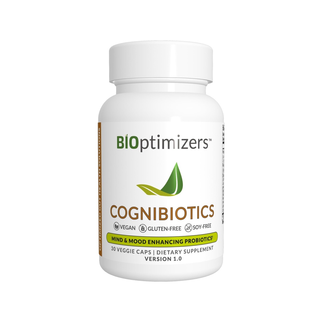 BIOptimizers Cognibiotics Probiotic Brainの補足-サポート気分、よりよい焦点、記憶、精神的な明快さ- 30のカプセルを助けて下さい