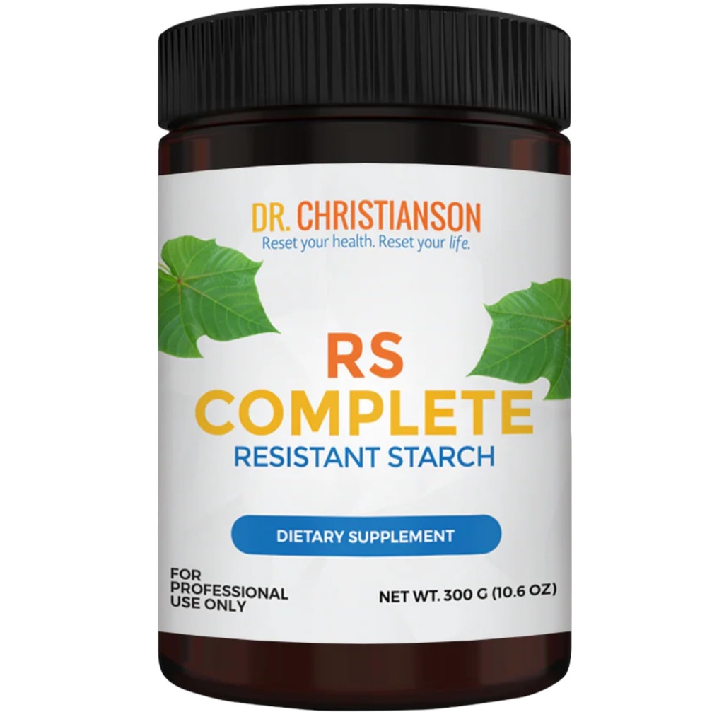 Dr. Christianson RS 完全耐性スターチパウダー、有機グリーンバナナフラワー - 非 GMO + 乳製品フリーファイバーパウダーサプリメント - メタボリズムリセットダイエット(30サービング/ 300g)