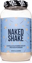 Naked Shake - バニラプロテインパウダー - 植物ベースのプロテインシェイクとMctオイル、グルテンフリー、大豆フリー、Gmosや人工甘味料なし - 30サービング