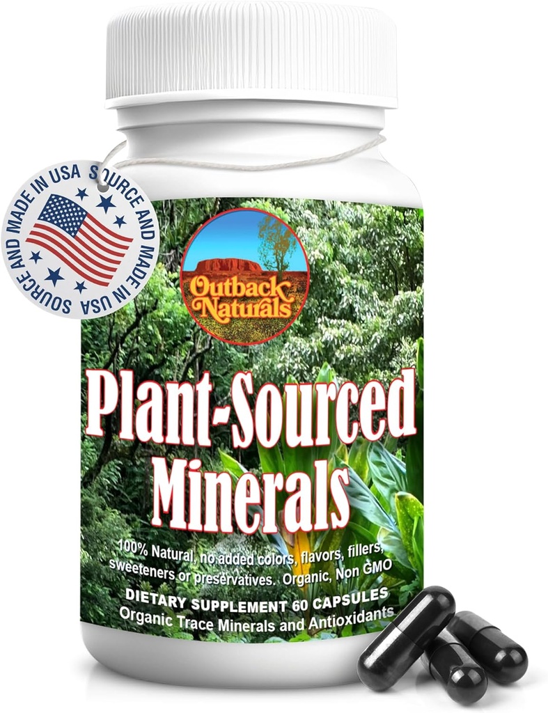 微量ミネラル、電解液、腸の健康、認知機能、水和&免疫サポート、ウェルネスのための純粋なバイタリティフォーミュラ - 60カプセル