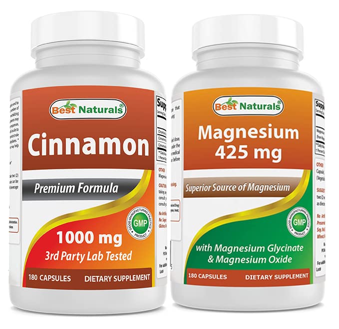 シナモン 1000 mg & マグネシウム グリシナート 425 mg