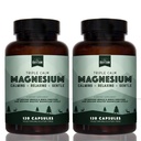 自然なリズムの三重のカルムのマグネシウム150のmg - 2のパック–マグネシウムのGlycinate、MalateおよびTaurateが付いているマグネシウムの補足。 残りとリラクゼーションを促進するためのブレンドを Calming - 120 カウントボトル
