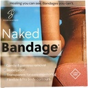 Naked Bandage - カットスクレープバーン&タトゥーモイスト - 通気性と透明 - モニターヒーリング - 痛みのない取り外し - 防水 - 汚れをシール - (4) 4in x 4inシート