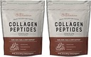 生きているconsciousコラーゲンのペプチッド粉-チョコレート コラーゲンの粉-毛、皮、釘および接合箇所サポート-タイプI及びIIIの草供給されたコラーゲンは女性および人(2パック)のための補足を補います