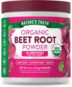Nature's Truth Organic Beet Root Powder | 6.1 oz | ヴィーガン、非GMO&グルテンフリーサプリメント