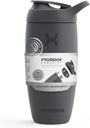 Promixxの追求のシェーカーのびんはステンレス鋼の水差しおよびシェーカーのコップ、18ozのグラファイトの灰色を絶縁しました