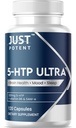 わずか5HTP超200mg | 120カプセル - 4ヶ月の供給 | 睡眠、気分、脳の健康 | SAM-eとビタミンB6で強化