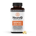 ライフシーズンNeuroQメモリDHA-400 - Omega-3フィッシュオイルサプリメント - メンタルパフォーマンスとバランス - Neuro脳の健康をサポート - 記憶損失と焦点を向上 - 120ソフトゲル
