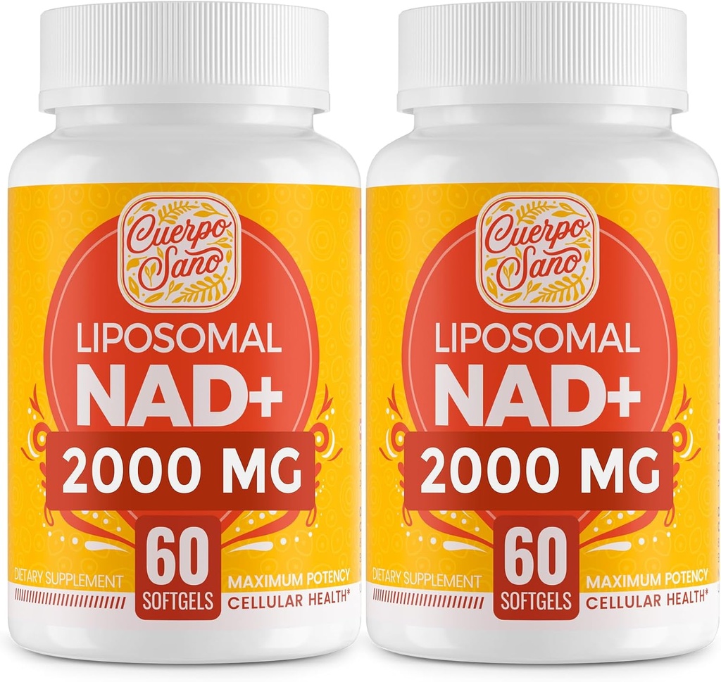 2000 MG NAD Supplement, Liposomal NAD+ with High Absorption, More Efficient Than Nicotinamide Riboside, Pure & Plus Boosting Supplement, Aging Defense, Metabolism & Cellular, 120 softgels