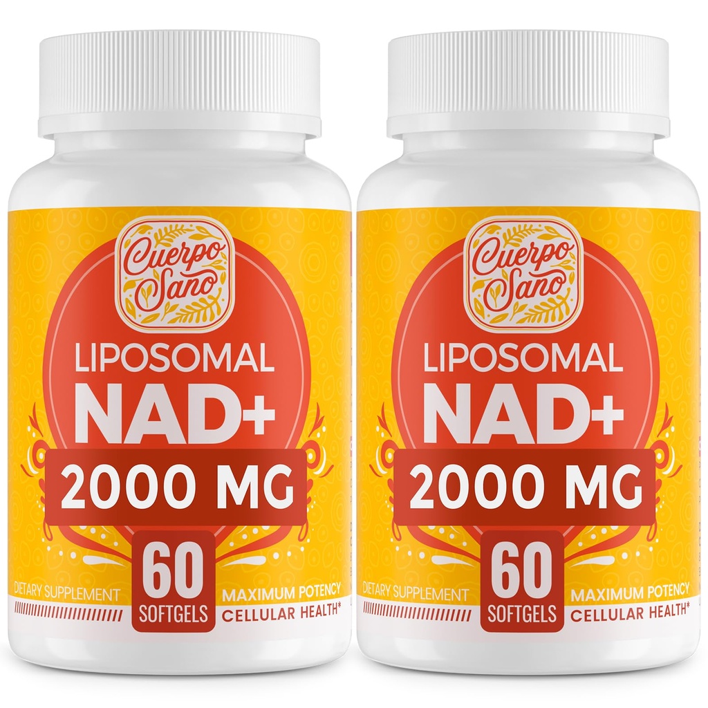 2000 MGのNADの補足、高吸収のLiposomal NAD+、より有効なNicotinamideの肋骨、純粋な及びプラスのブーストの補足、老化の防衛、Metabolism及び細胞、120のsoftgels