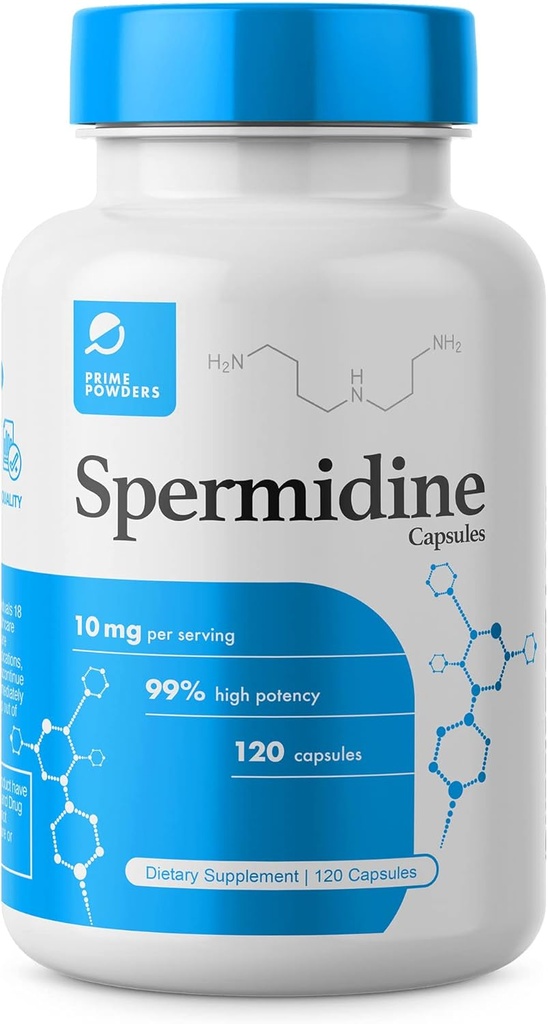 Spermidineのカプセルのグルテンフリー99%の集中100x反老化のDNAのTelomereサポートのための小麦のGermのエキスより強力な
