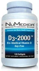 NuMedica D3-2000 120 ソフトゲル