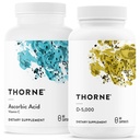 THORNE - 免疫&ウェルネスサポートバンドル - アスコルビン酸&ビタミンD-5000 - 抗酸化&免疫機能 - 60のサービング