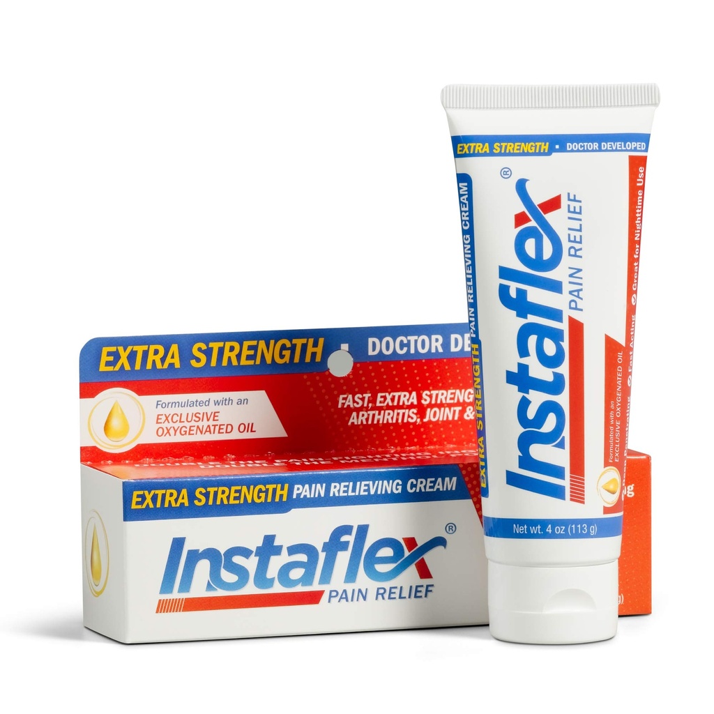 健康な方向は2XのInstaflexの余分強さの痛みの軽減のクリームを、痛み衰退の原料は、あなたの最も堅い筋肉および接合箇所の苦痛を摩擦します(4つのoz)