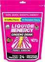 VITAL 4U®液体エネルギーショット - コーヒー&チョコレートチェリーコンボパック、ジンセン、Bビタミン、自然に甘く、24カラット