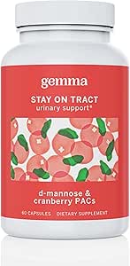 ジェマはトラクトクランベリーサプリメント - 女性のための尿路サポート - クランベリーPACの36mgとD-Mannose 60カウントの1,000mg(パッケージ1)
