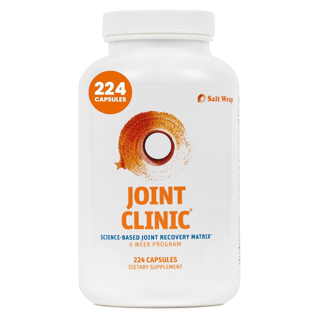 ソルトラップジョイントクリニック - 関節の健康と回復のためのマルチビタミン - タイプIIコラーゲン、C3ターメリック、シスス、ヒアルロン酸 - 224カプセル
