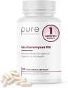 Saccharomyces Boulardii Probiotics 10 Billion CFU - Made in USA | No Fillers, Patented Strain: Lynside CNCM I-3799 Probiotics for Men and Women | Pure TheraPro Rx - 60 Capsules