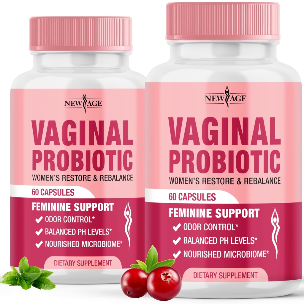 プレバイオティクス、クランベリーエキス、およびLactobacillus Probioticブレンドの女性の新しいAGE腟のプロバイオティクスは、健康なpHバランス、臭気制御、腟のFlora - 120カプセルを支えます