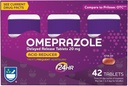 Rite Aidの酸の減力剤のOmeprazoleは解放のタブレット- 20のmg、3のびん、14の計算それぞれ(42の計算の合計)、不燃にされた、Heartburnの救助、Heartburnの薬、御馳走頻繁なHeartburn