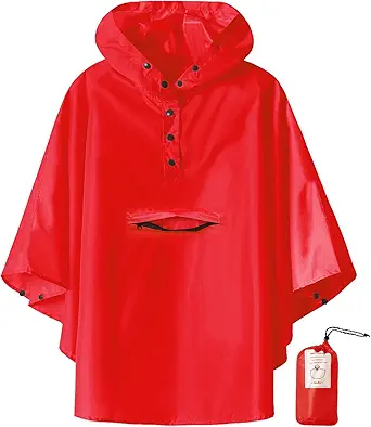 SaphiRoseの軽量の子供の雨ポンチョのジャケットの防水アウターのレイン・コート