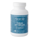 Amen BrainMD Calm My Brain - 90 ビーガンカプセル - マグネシウム、アシュワガンダ&L-テアニンと高速作用式 - 30 便益