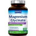インテート・ビタリティ・マグネシウムのGlycinate 500mgの  70mg要素マグネシウムの補足-高い吸収、非緩衝される、非GMO及びグルテンフリー-Nerve、骨及び中心の健康- 60のビーガン カプセルのMagnesio