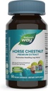 Nature's Way Horse Chestnut Extract、Premium Extractは、ヘルシーな足の静脈を促進します*、給餌あたり250mg、ビーガン、90カプセル(5月パッケージ)