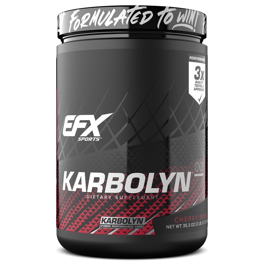 EFXスポーツカルボリン燃料 | 炭水化物の高速吸収パウダー | 炭水化物の負荷、持続エネルギー、クイックリカバリ | 興奮剤無料 | 19 サービング(チェリーボンブ)