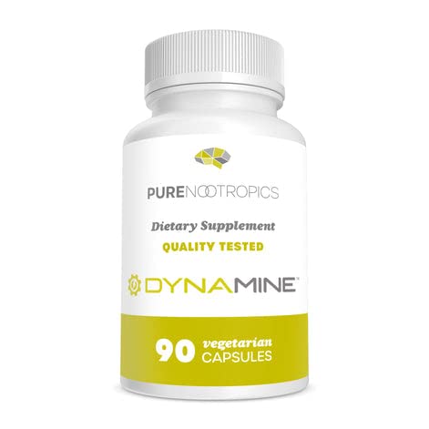 純粋なNootropics - ダイナミン(Methylliberine: 1,7,9-tetramethyluric acid) 100mgカプセル(90) | 高純度と効力のためのハウス&厳格な3rdパーティテストでエネルギー、焦点と警戒の増加 |