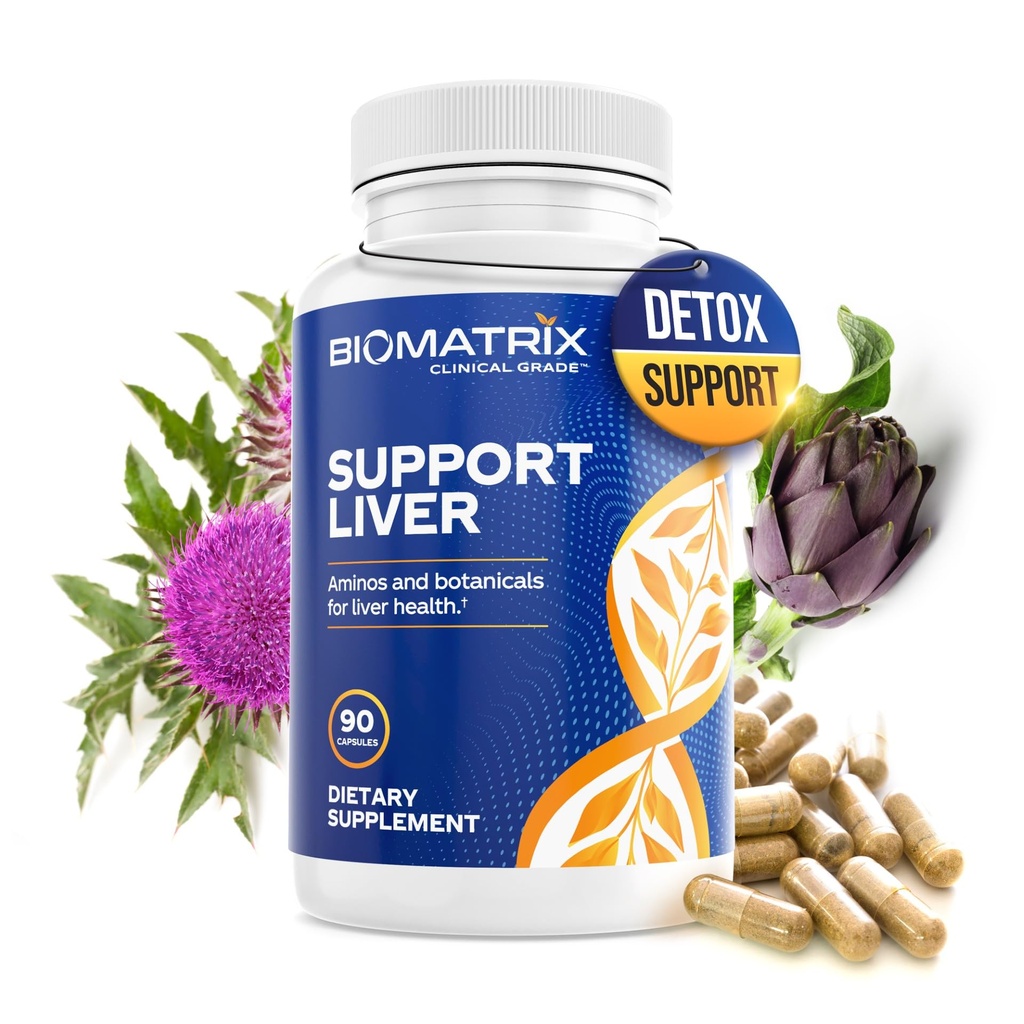 BioMatrixの肝臓の清潔なDetox及び修理、Artichokeのエキスのレバーの健康の方式、ミルクのこの薬、タウリン、Methionineのレバーの補足 人および女性のための1+か月の供給