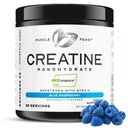 筋肉饗宴のクレアクレアのクレアチンの Monohydrate の粉、ビーガン Keto の友好的なグルテンフリー、筋肉回復補足および筋肉成長、味付けされたクレアチン、自然な青いラズベリー、300g のための信頼できるクレアチン