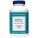 ビタミンのShoppe Omega 3の魚油、EPA及びDHA 500mg、純度は心臓血管、接合箇所および頭脳の健康1000mg (240のSoftgels)を支えるために、分子的に蒸留しました