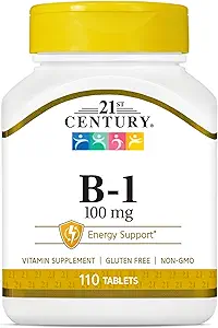 21STの世紀のVITAMIN B-1 100mg 110 TABS
