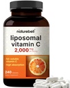 NatureBell LiposomalビタミンC 2,000mg/サービングあたり240カプセル  高吸収脂肪溶性ビタミン - 最大強度抗酸化剤*サプリメント - 非GMO、グルテンフリー