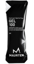 MAURTEN Gel 100 Energy Gel - 12-Pack of 40g - 25g Carbohydrates per Serving - Stomach-Friendly Patented hydrogel Technology for Cycling and Running - Natural & Free of Color or preservatives