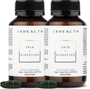 JSHealthのビタミンの皮および消化の方式の皮のビタミン | アクネのための亜鉛が付いている明確な皮の補足 | 明確な健康な皮のためのアクネの補足 | 十代および大人のためのアクネの処置 | 120 の計算