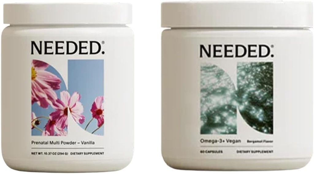 お問い合わせ バニラプレナタルマルチビタミンパウダー&ビーガンオメガ-3 DHA+EPAバンドル | 妊娠と出産のための包括的な栄養