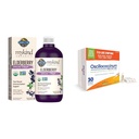 生命の庭 有機物植物ベースのエルダーベリー免疫シロップ 6.59 floz (195 Ml) & ボイロン Oscillococcinum 体のフル バイクの症状からの救済