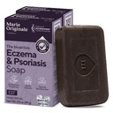 Marie Originals Eczema 顔の石鹸ボディウォッシュバー - すべての自然乾癬、乾燥かゆみのある肌の救済のための皮膚炎の治療 - 致命的な解毒、癒し、アンチアイッチ、クレンジングスキンケア(パッケージ 2)