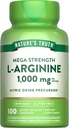Nature's Truth L-Arginine 1000mg | 100カプセル | メガ強度 | 非GMO&グルテンフリーサプリメント