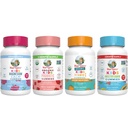 MaryRuth Organic Multivitamin, Probiotic, マグネシウムカルム, 子供のためのビタミンCガミー | クリーンラベルプロジェクト検証済み® | 免疫サポート&健康のためのビタミン | 完全菜食主義者, GMOなし, グルテンフリー
