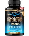 グルコサミンコンドロイチンMSMコラーゲン | ジョイントサポートサプリメント2800mg | アメリカ製 | FSA公認商品アイテム | 柔軟性栄養ビタミン | 男性用・女性用 240カプセル