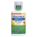 Mucinex の最高強さ DM MAX、症状の救助、咳の抑制剤および Expectorant、蜂蜜及び果実味、6 の FL OZ