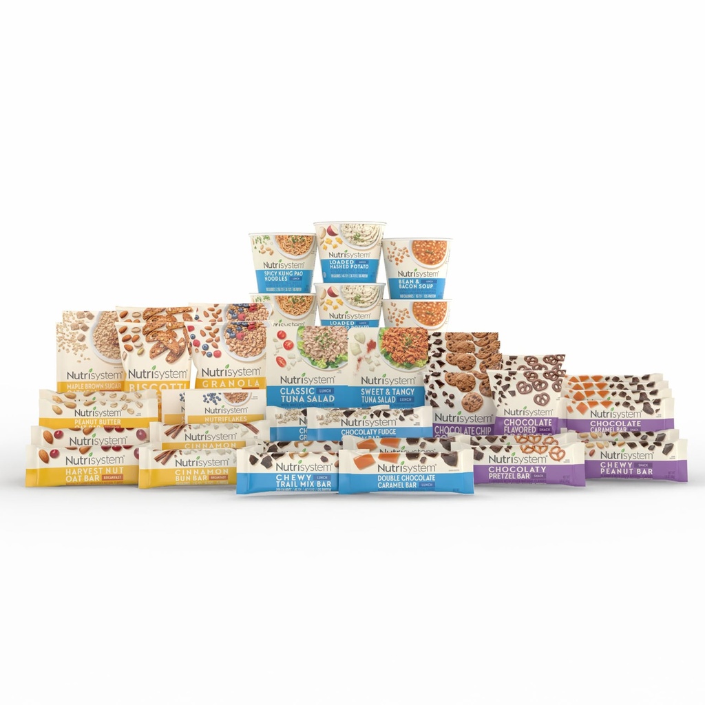 Nutrisystem® 14 Day Kit Flex, Ready-to-Go Breakfasts, Lunches, and Snacks, 42 Servings
