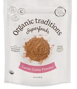 有機性伝統のカミュウの果実の粉のスムージーおよび多く、100g/3.5ozのための有機性スーパーフードの偉大な人 バッグ